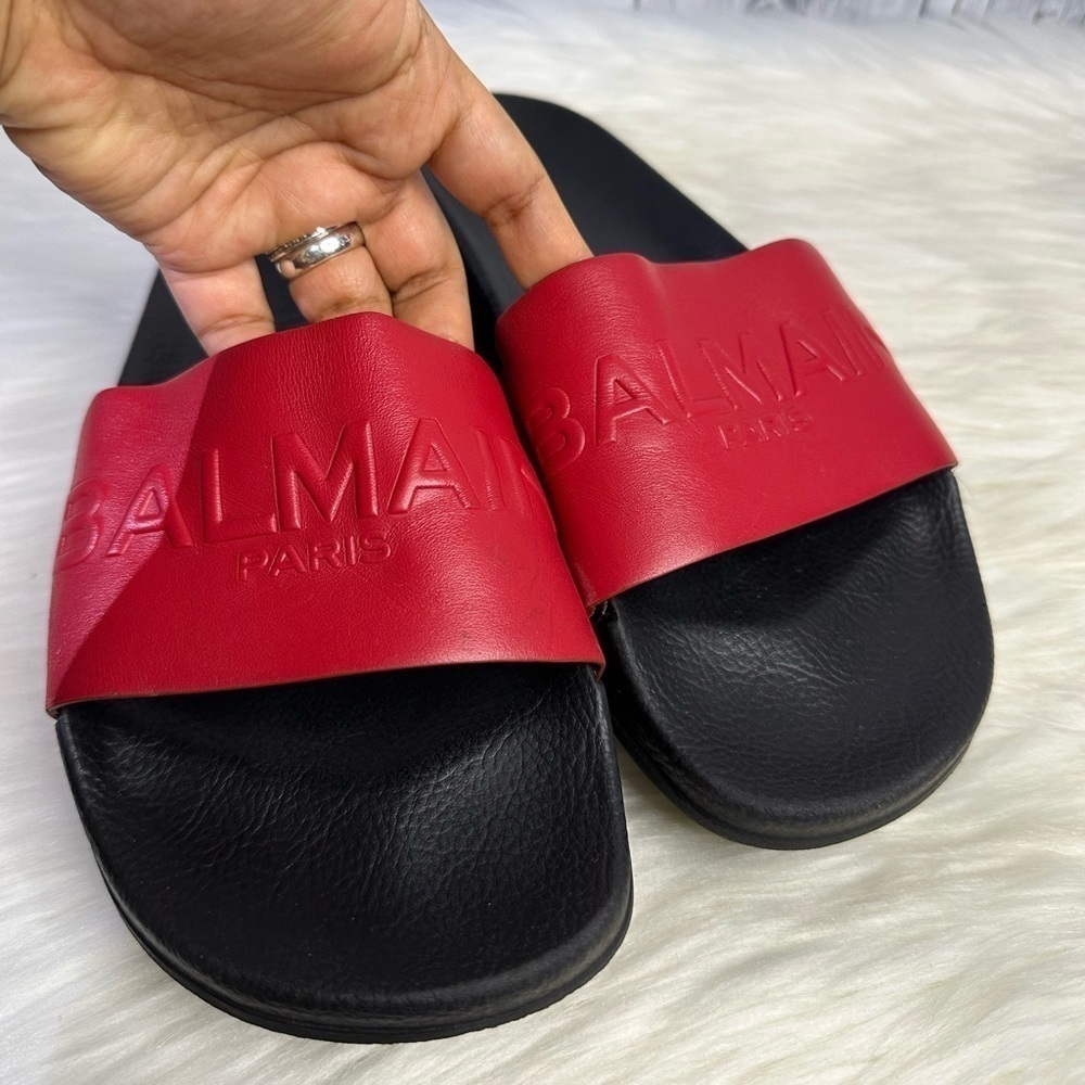 BALMAIN paris calypso one band pool slides - Picture 3 of 13